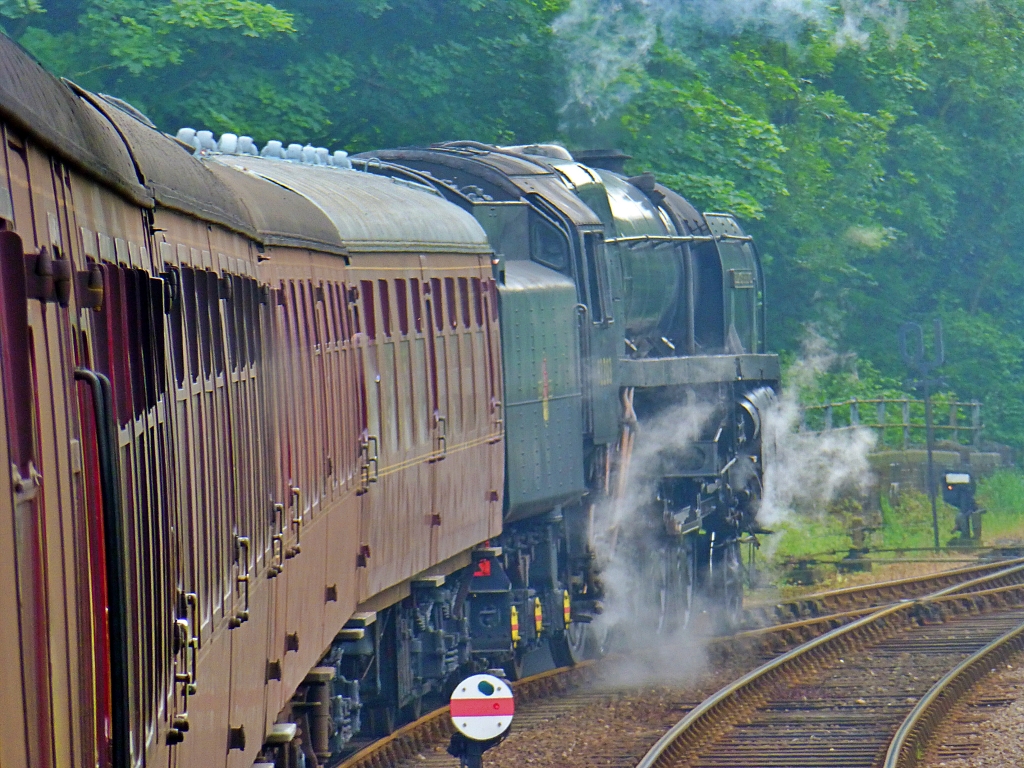 The Black Prince in Action Approaching Holt Station