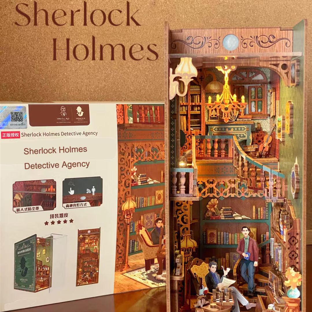 Sherlock Holmes Booknook Kit | etsy.com