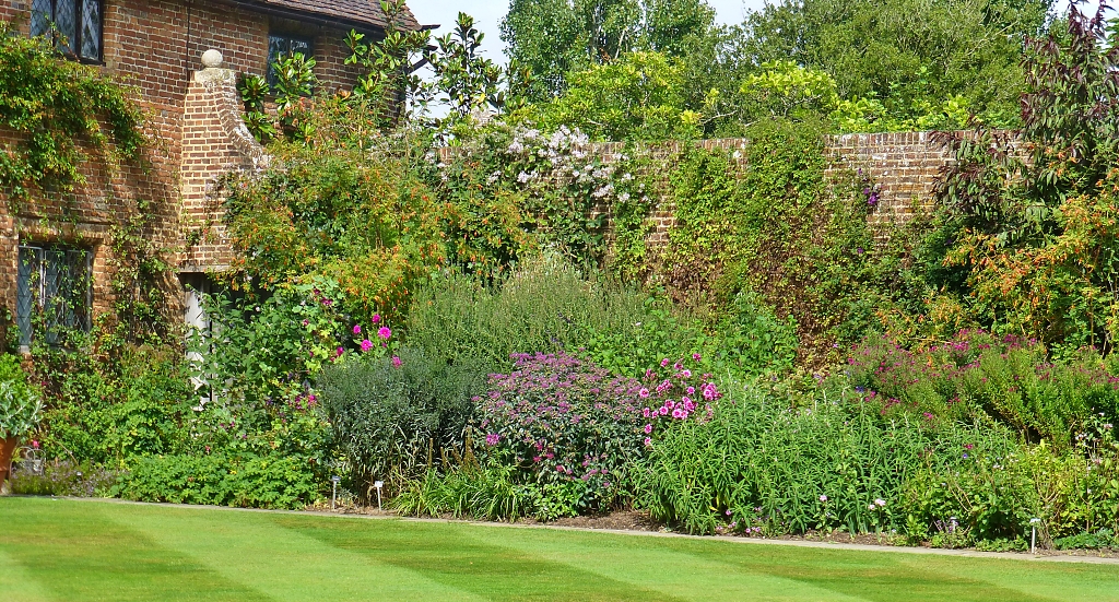 Scene from Sissinghurst Gardens in Kent