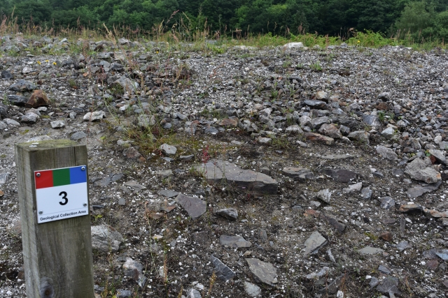 visitors can rummage around a spoil heap looking for geological samples