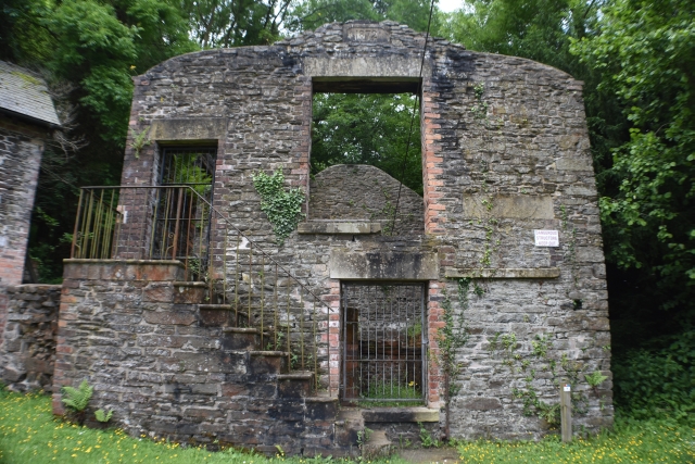 pumping engine house dating from 1790 at snailbeach mine in shropshire