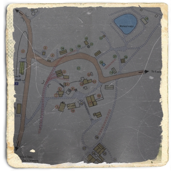 photo taken of the map given in the smt snailbeach mine leaflet