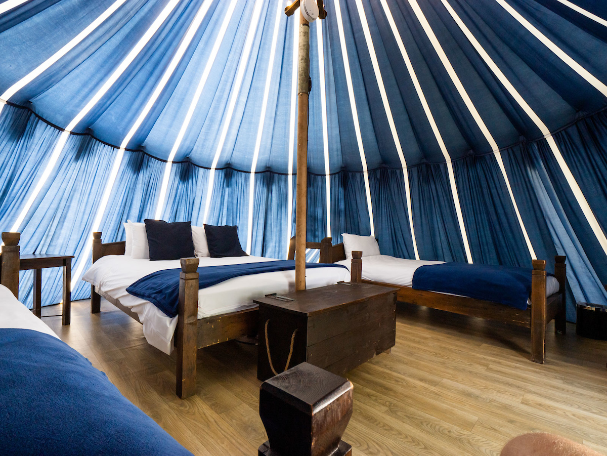 Standard Glamping Tent in Knights Village © merlinassetbank