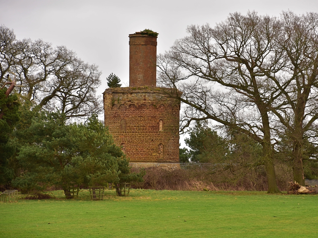 The Bourbon Tower in Stowe Parkland