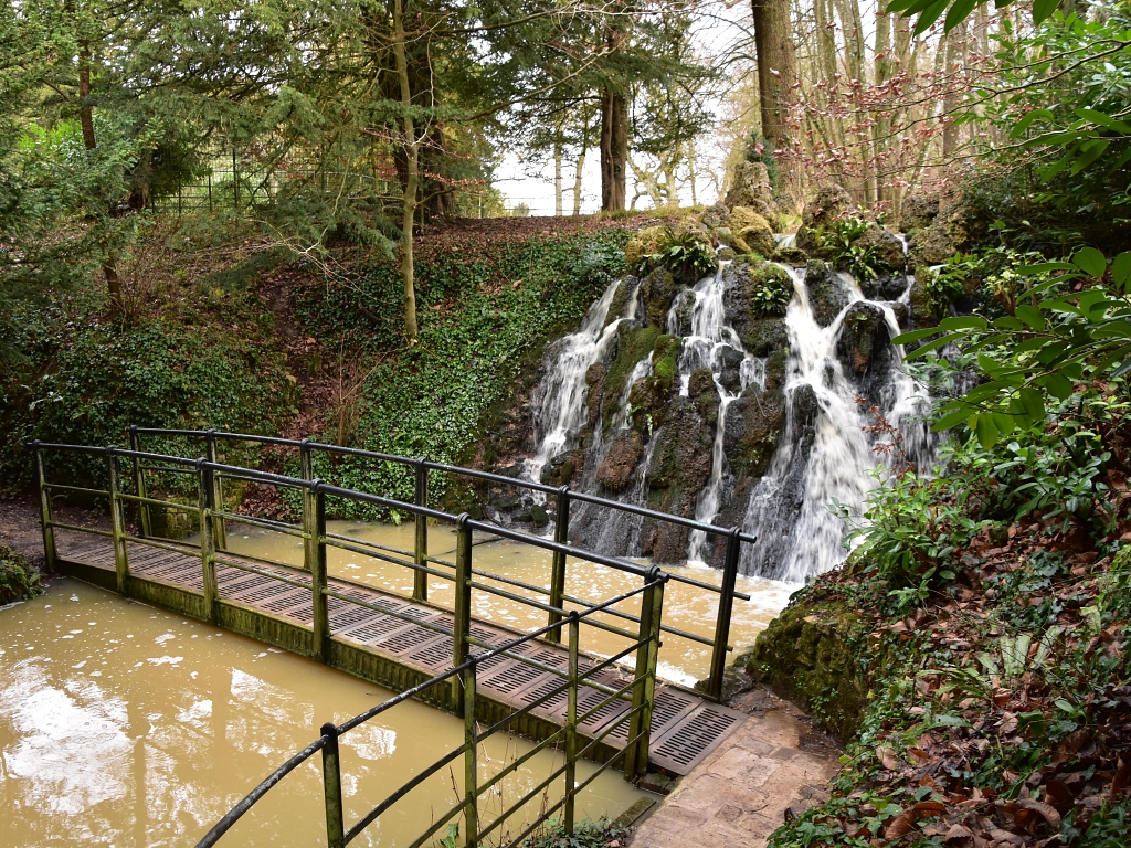 The Brown's Cascade in Stowe Gardens