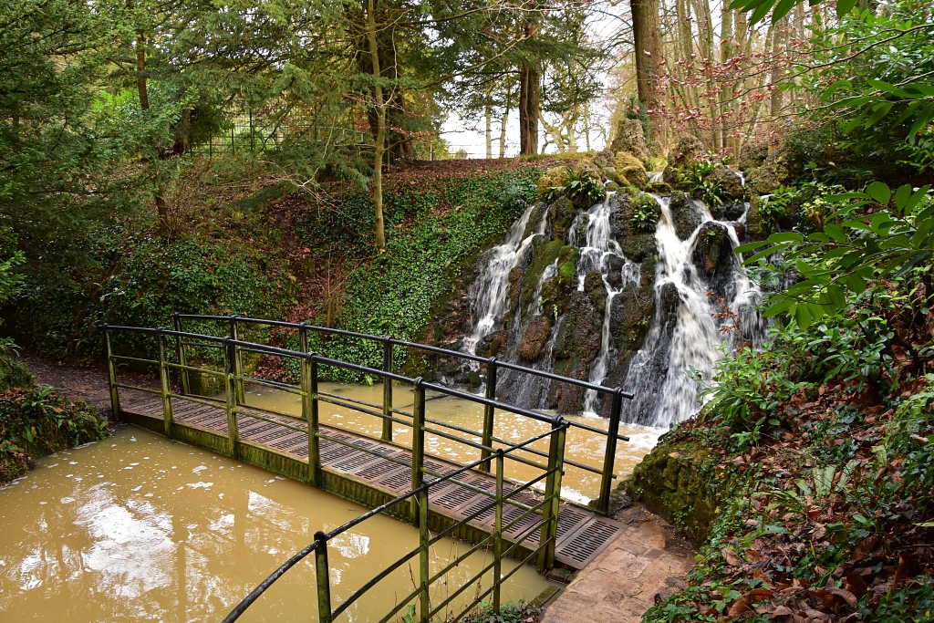 The Brown's Cascade in Stowe Gardens