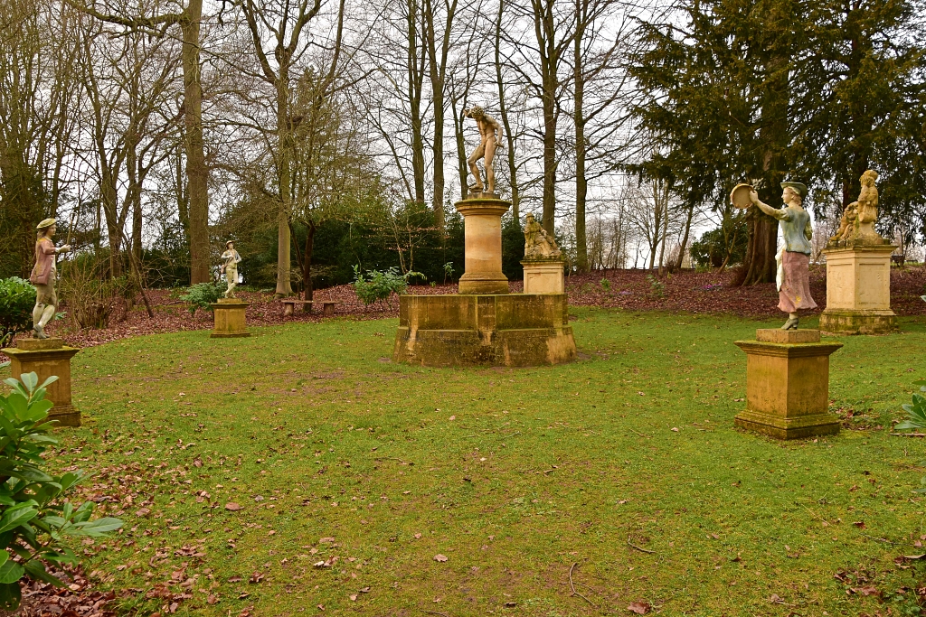 The Circle of the Dancing Faun in Stowe Gardens