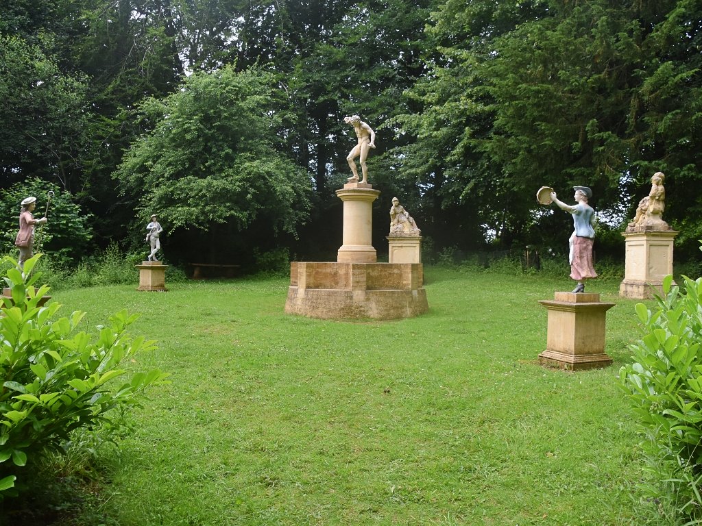 The Circle of the Dancing Faun in Stowe Gardens