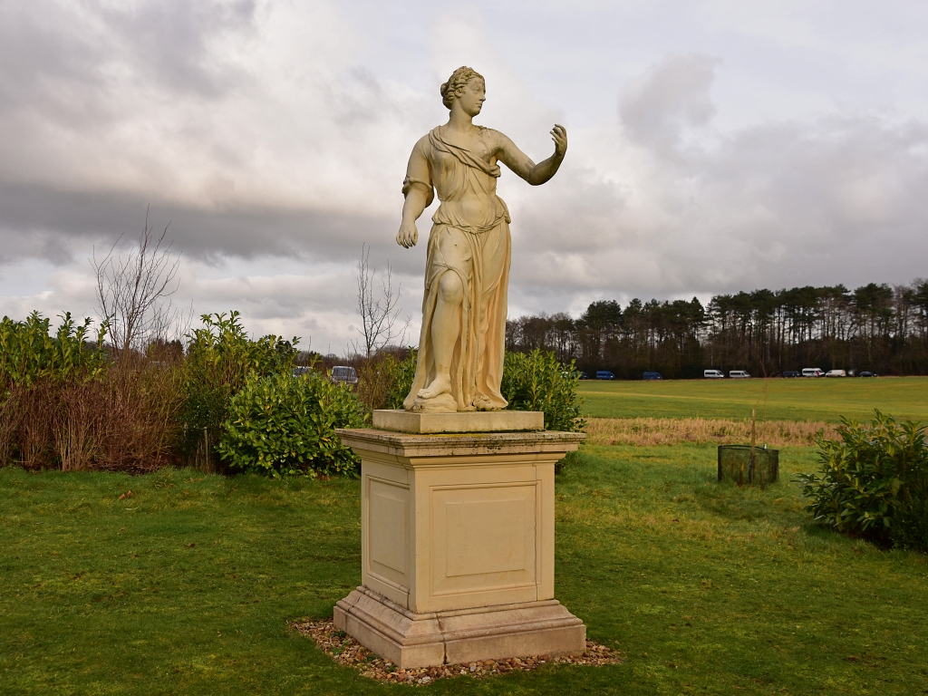 The Muse of Pastoral Poetry in Stowe Gardens © essentially-england.com