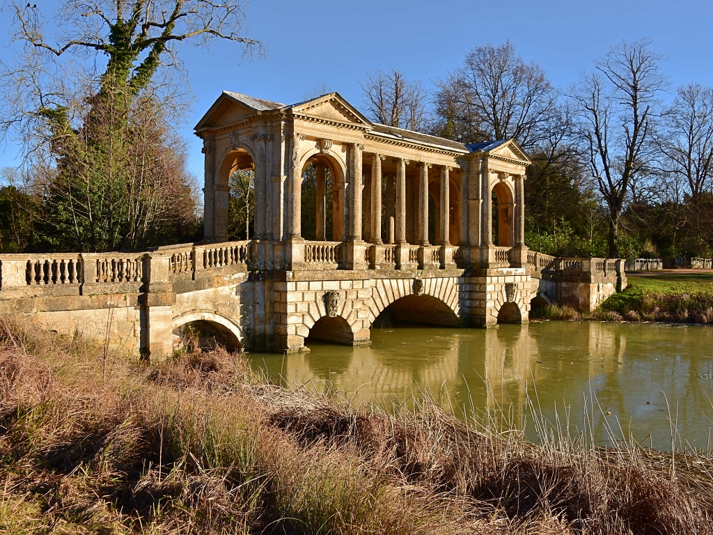 The Palladian Bridge at Stowe Gardens