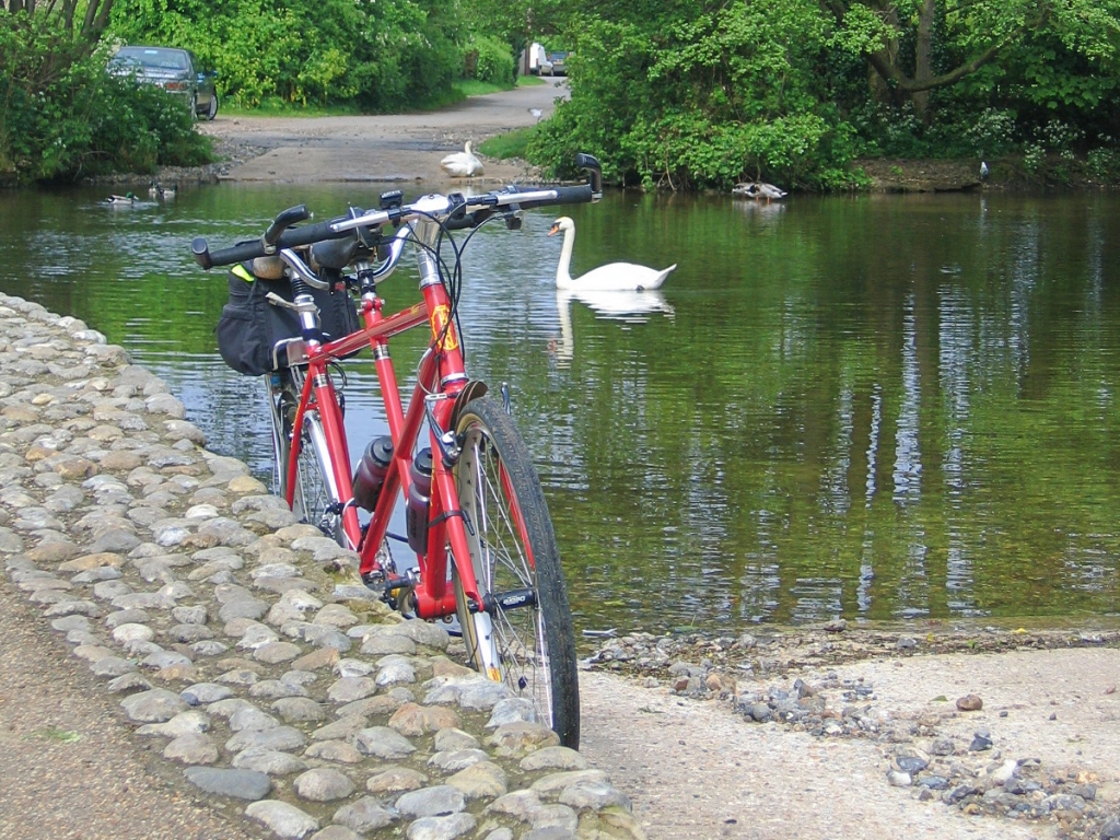Taking a Break at Glandford Ford in Norfolk © essentially-england.com
