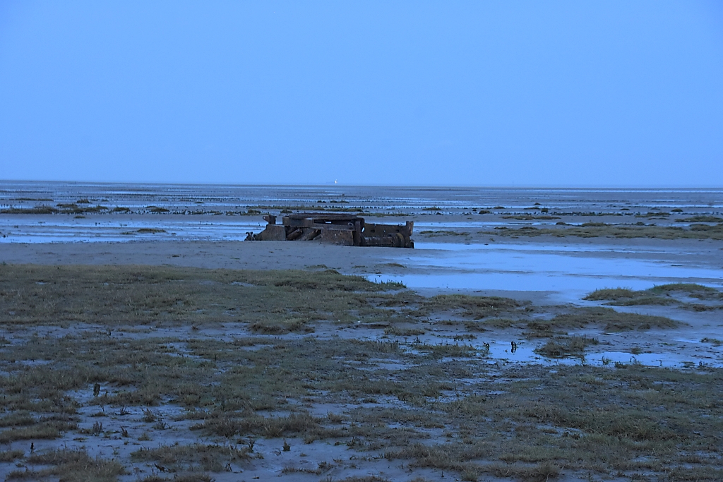 The Sad Remains of a Comet Tank near Mablethorpe © essentially-england.com