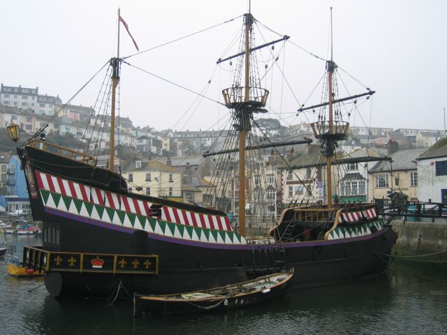 The Golden Hind: the ship in which Sir Francis Drake sailed around the world