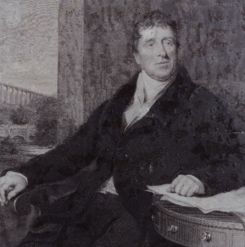 Thomas Telford Published in 1831 (National Portrait Gallery, London) (Photo from English Heritage Information Board) © essentially-england.com