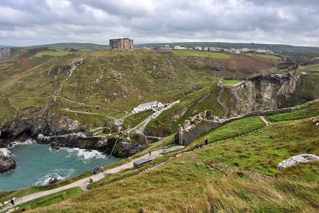 View from Tintagel Castle