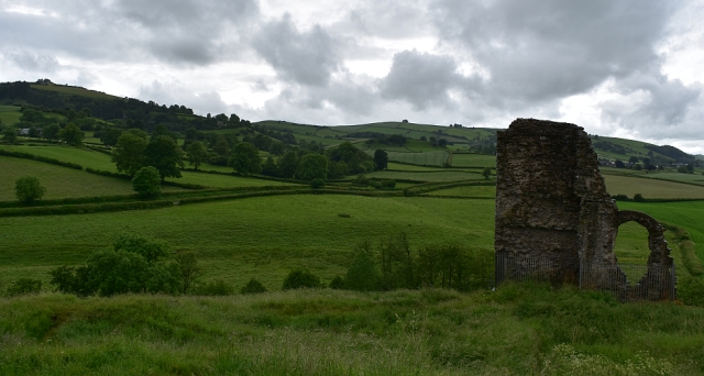 View of the Rolling Countryside from the Castle Motte &copy; essentially-england.com