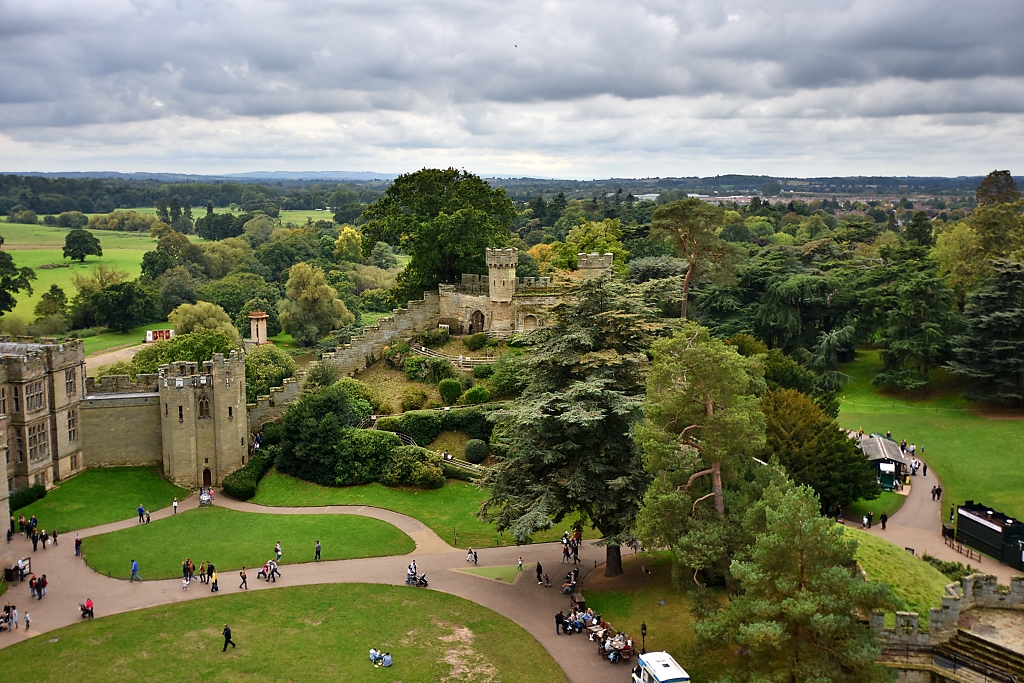 View Towards The Motte at Warwick Castle