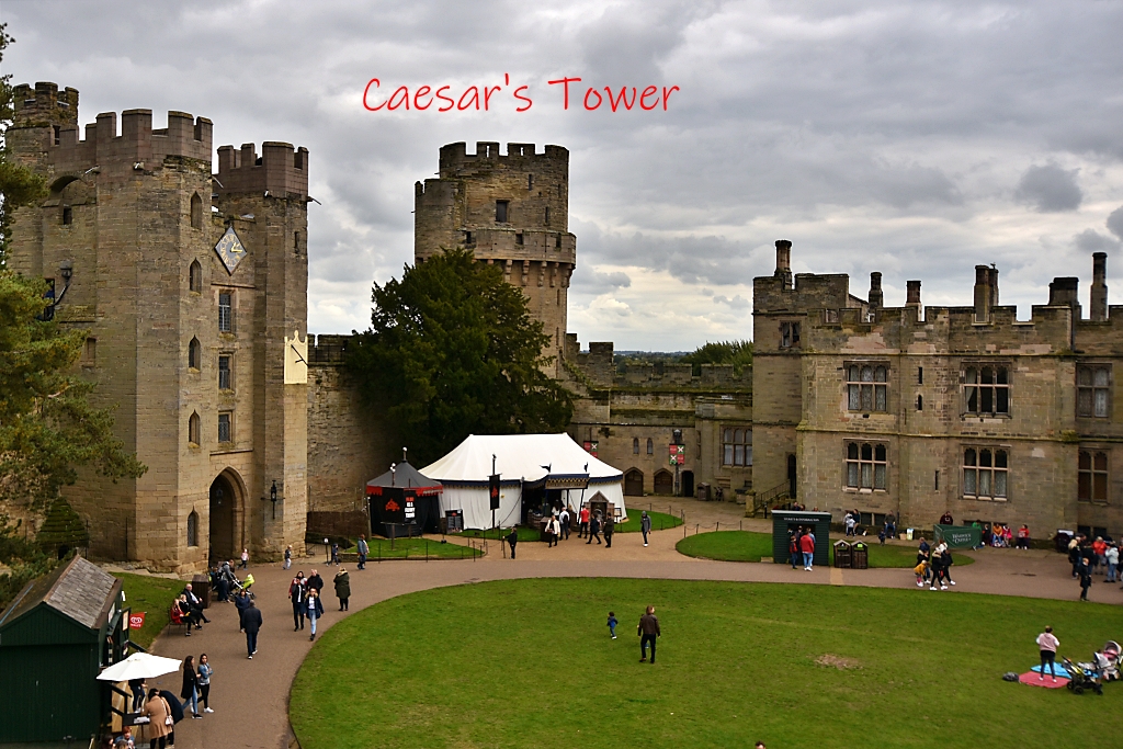 View Towards the Gatehouse and Caesar's Tower © essentially-england.com