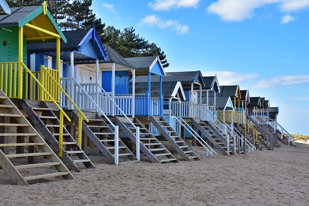 Beach Huts on Wells Beach © essentially-england.com