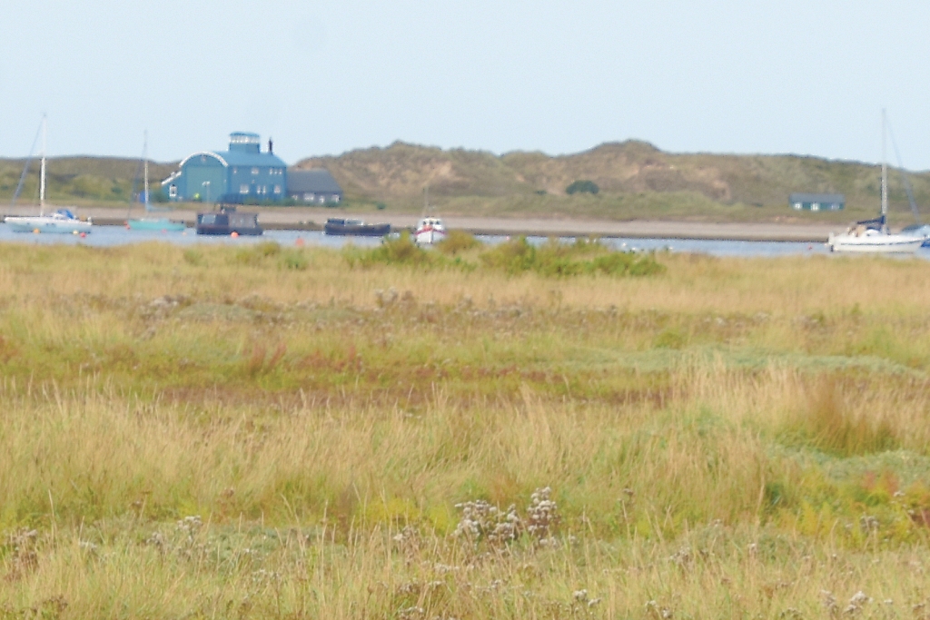 Distant View of the Old Lifeboat Station on Blakeney Point © essentially-england.com