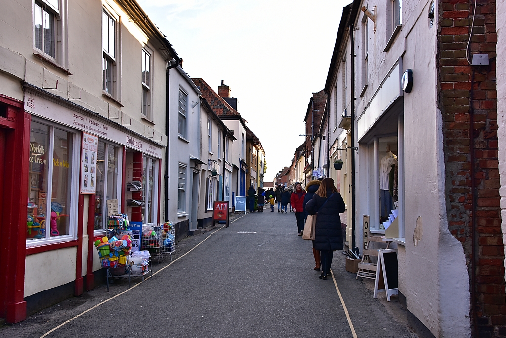 Staithe Street in Wells-next-the-Sea © essentially-england.com