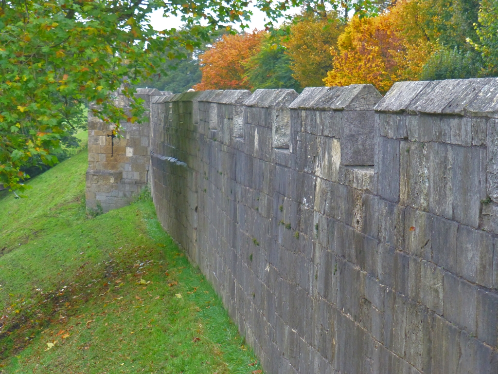 York City Wall in the Autumn